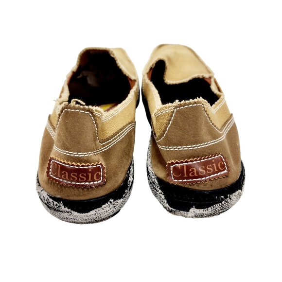 Mens Classic Casual Slip-On Loafers Size M12 brown - Picture 3 of 15